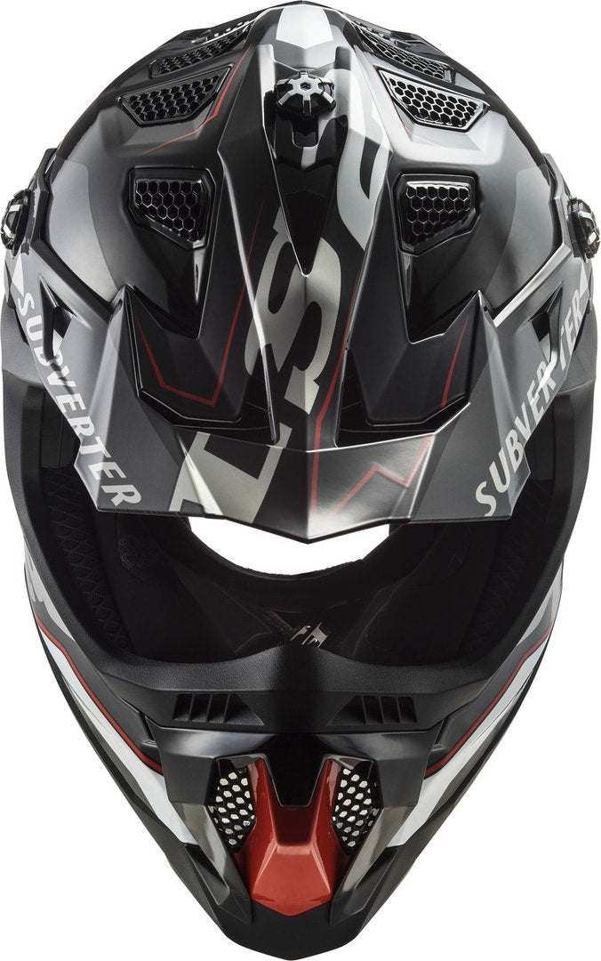MX700 Subverter Evo Arched Motocross Helmet- Silver