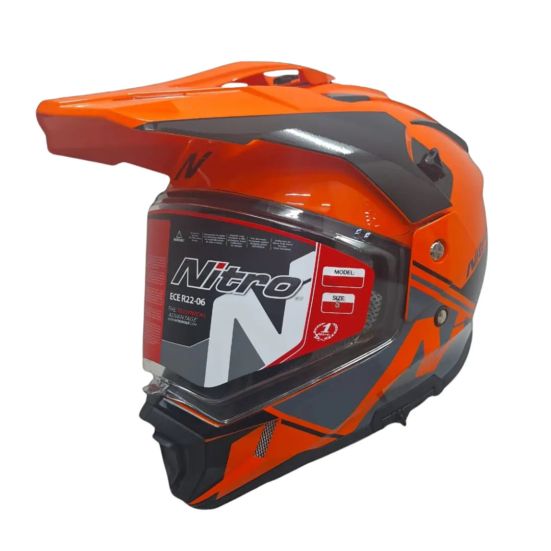 MX780 Aventura Helmet Grey/Orange 