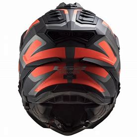 LS2 MX701 Explorer Helmet Matt Black/Orange x-large