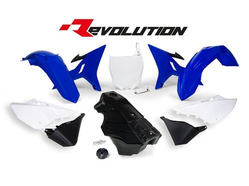 Yamaha Revolution 7 Piece Plastic Kit - OEM with black tank