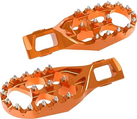 KTM Aluminum Foot Pegs - Orange