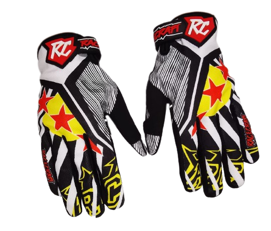 Racecraft Racecraft MX Gloves - Black - EMD Online