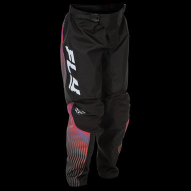 F-16 Youth Pants- Black/Red/Purple