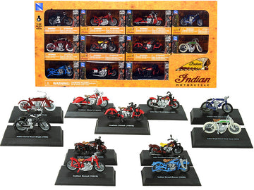 NewRay Motorcycle Set of 11 Pieces 1/32 Diecast Motorcycle