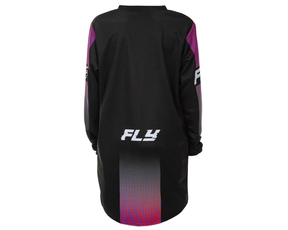 F-16 Youth Jersey- Black/Red/Purple