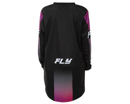 F-16 Youth Jersey- Black/Red/Purple