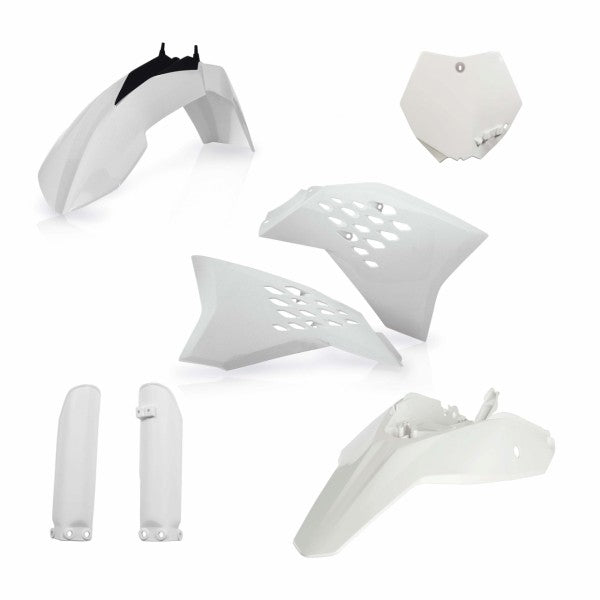 Acerbis KTM 65 Full Plastic Kit - White - EMD Online