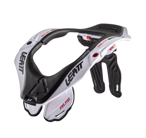 LEATT 2022 5.5 Neck Brace - White - EMD Online