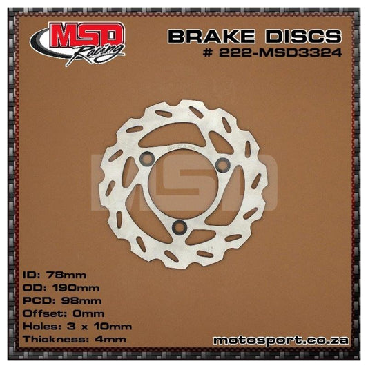 MSD Suzuki ATV Rear Brake Disc - EMD Online