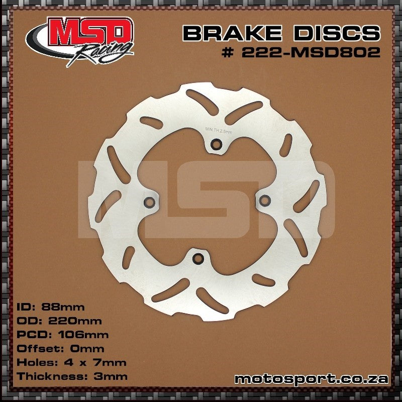 MSD Honda Front Brake Disc - EMD Online