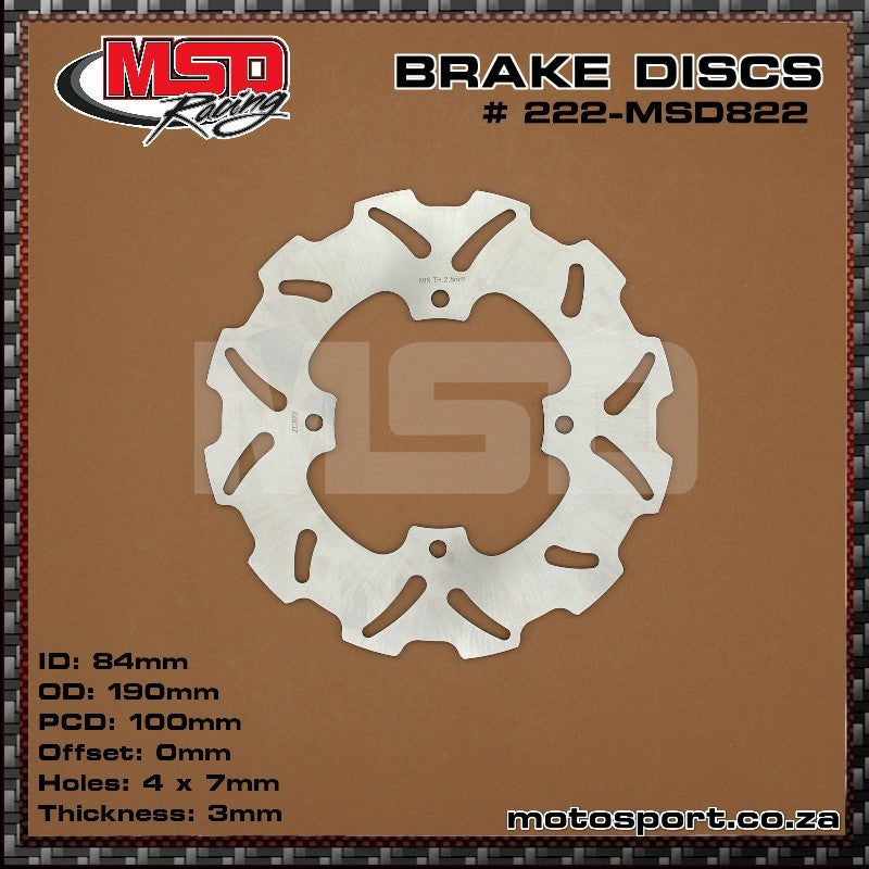 MSD Yamaha Rear Brake Disc - EMD Online