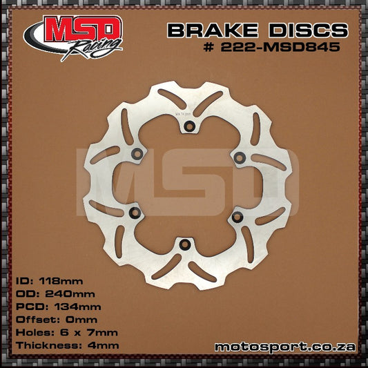 MSD Suzuki Rear Brake Disc - EMD Online