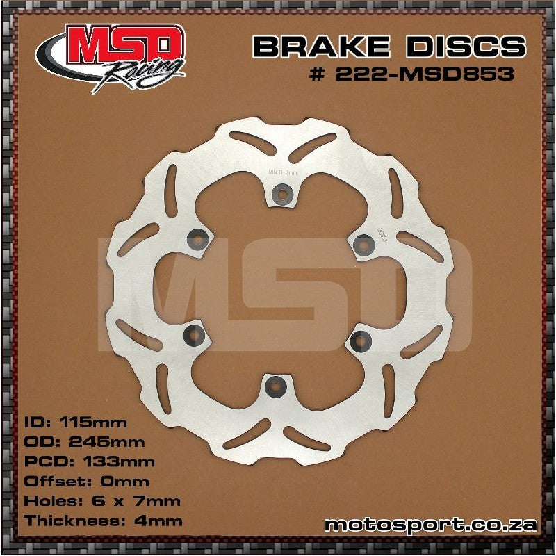 MSD Yamaha Rear Brake Disc - EMD Online