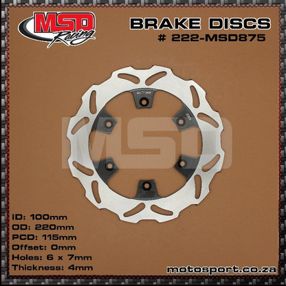 MSD Kawasaki Rear Brake Disc - EMD Online