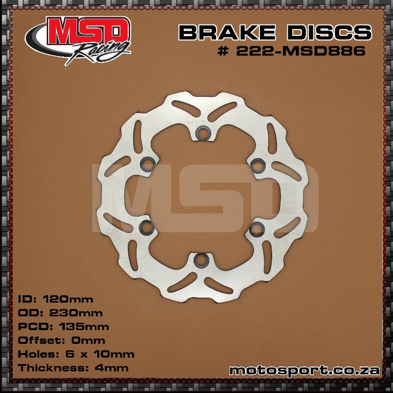 MSD Kawasaki Rear Brake Disc - EMD Online