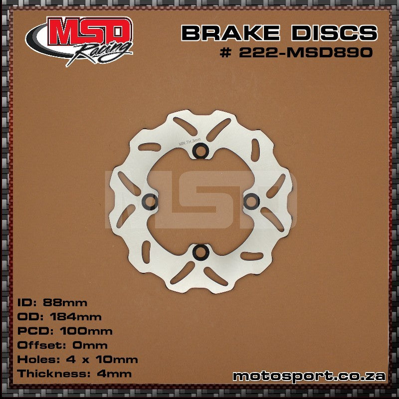 MSD Kawasaki Rear Brake Disc - EMD Online