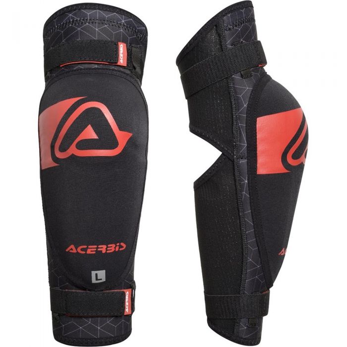 Acerbis X-Elbow Guards - Soft - Black/Red - EMD Online