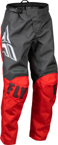 FLY Youth F-16 Racewear - Grey/Red - EMD Online