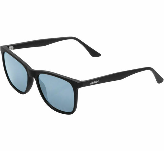 FMF Origins Sunglasses - Matte Black - Blue Mirror - EMD Online