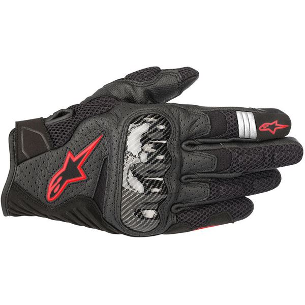 Alpinestars SMX-1 Air V2 Gloves - Black/Fluo Red - EMD Online