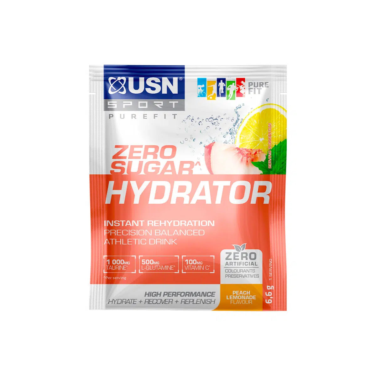 USN Purefit Zero Sugar Instant Hydrator - 4.8g - EMD Online