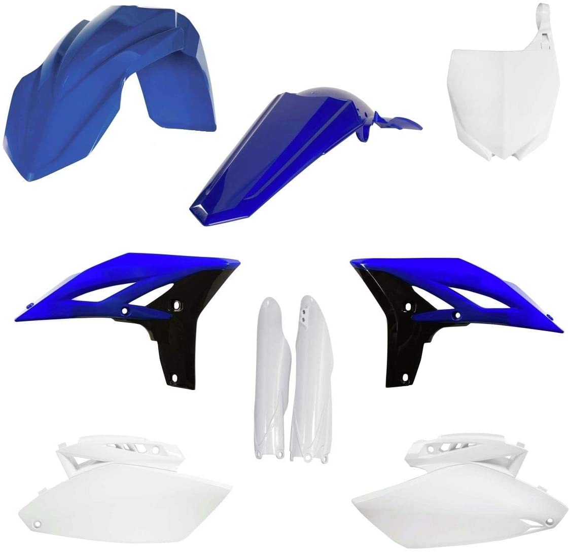 Acerbis Yamaha Full Plastic Kit - Blue/White - EMD Online