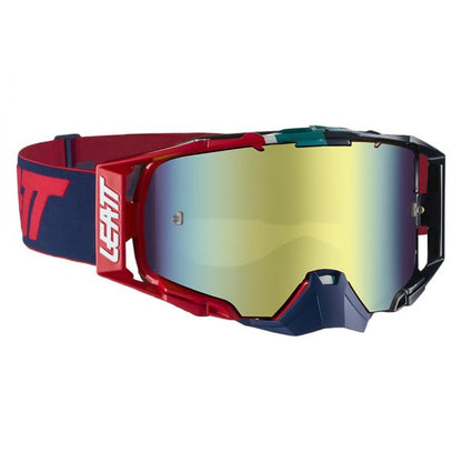 LEATT Velocity 6.5 - Ink Red - Bronze Tint Lens - EMD Online