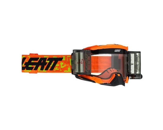 LEATT Velocity 5.5 Roll Off - Neon Orange - Clear Lens - EMD Online