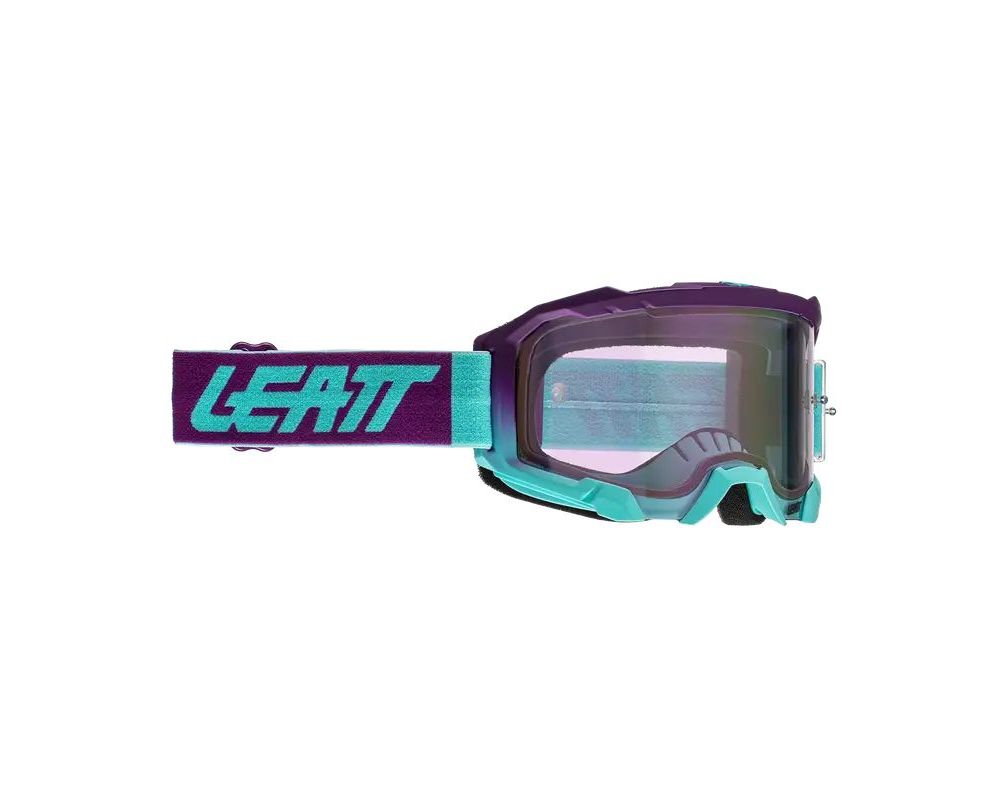 LEATT Velocity 4.5 Iriz - Aqua - Purple Lens - EMD Online