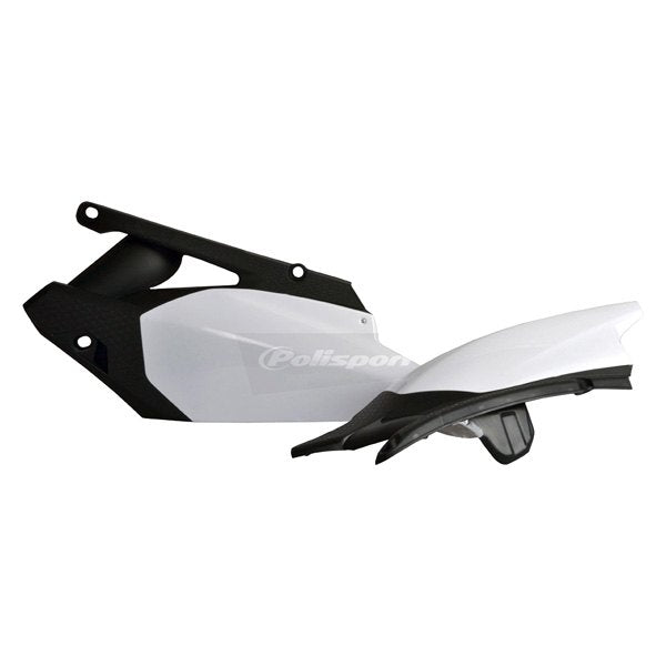 Polisport Yamaha Side Panels - Black/White - EMD Online
