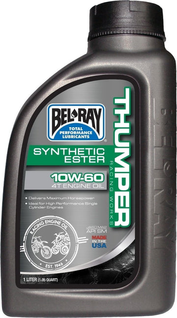 Bel Ray BELRAY THUMPER WORKS SYN 10W/60W 1LIT - EMD Online