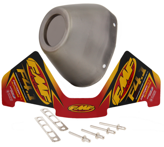 FMF RCT S/S Carbon Replacement End Cap Kit - EMD Online