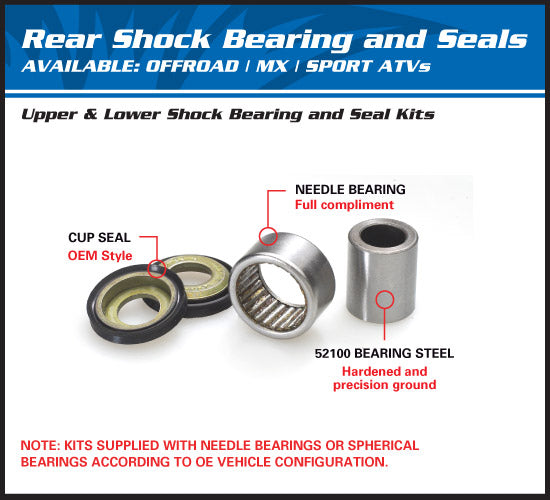 All Balls Honda Lower Rear Shock Bearing Kit - EMD Online