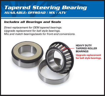 All Balls Beta Tapered Steering Bearing - EMD Online