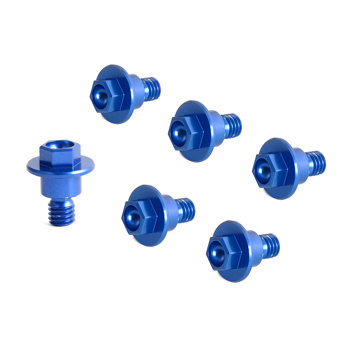 Racecraft KTM Fork Guard Bolt Set - Blue - EMD Online