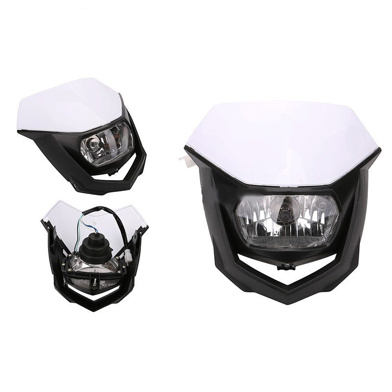 Racecraft Universal Racing Headlight - White/Black - EMD Online