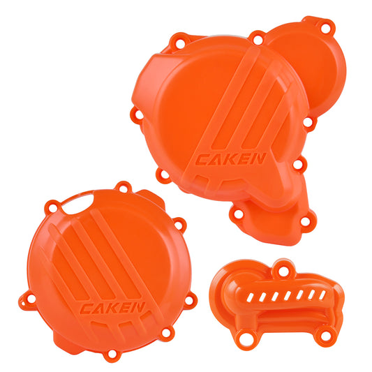 Racecraft KTM Ignition Guard (Incl Clutch Guard & Water Pump Cover) - Orange - EMD Online