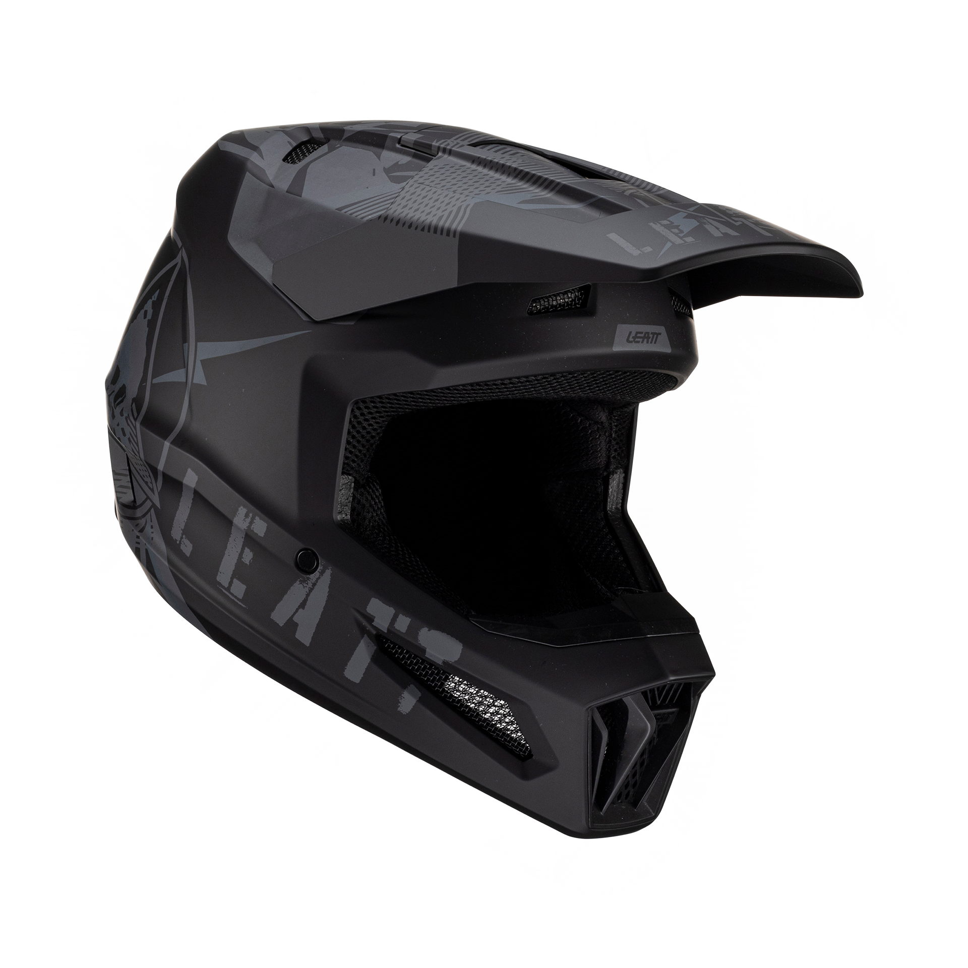 LEATT Helmet Moto 2.5 V23 - Stealth - EMD Online