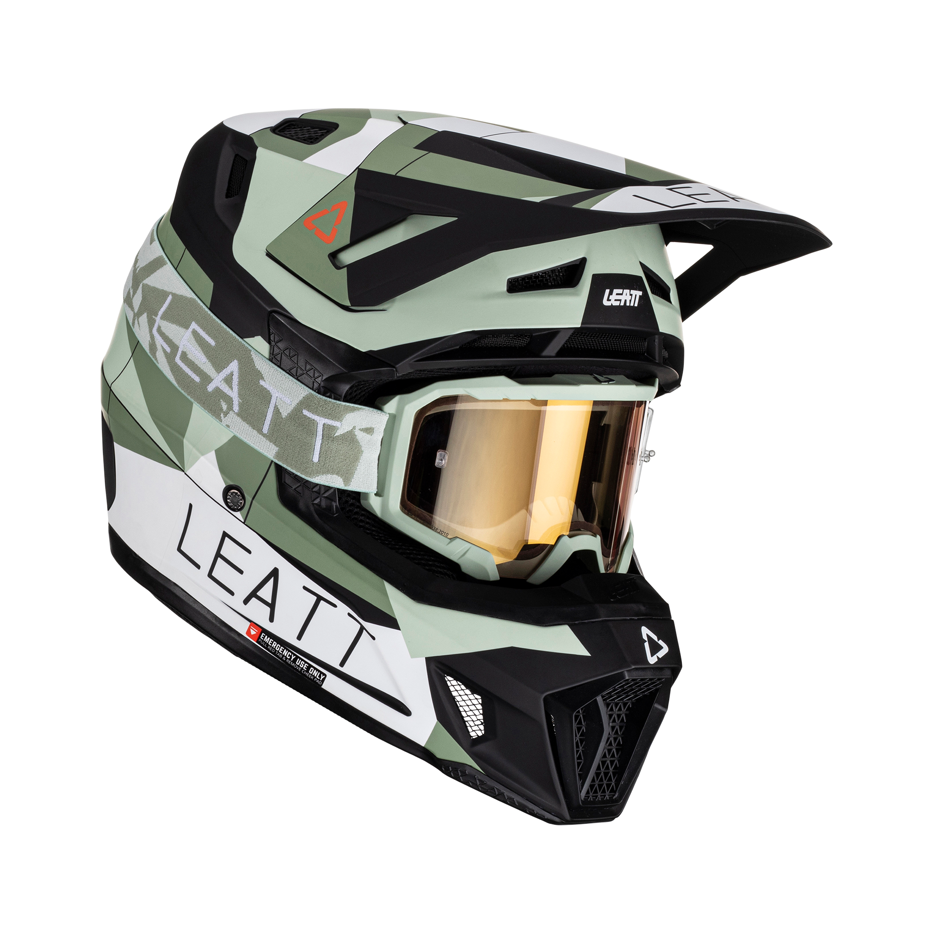 LEATT Helmet Kit Moto 7.5 V23 - Cactus - EMD Online