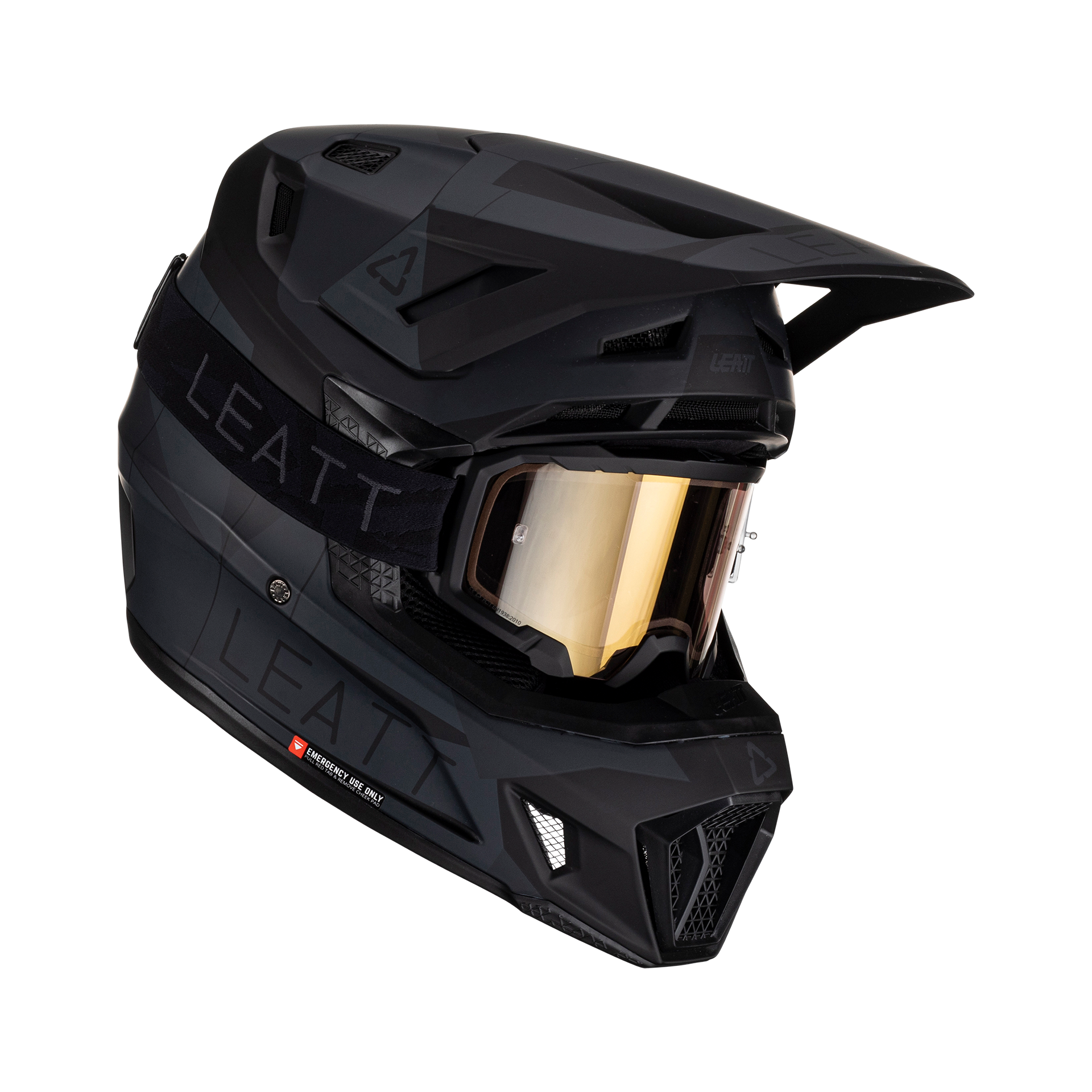 LEATT Helmet Kit Moto 7.5 V23 - Stealth - EMD Online