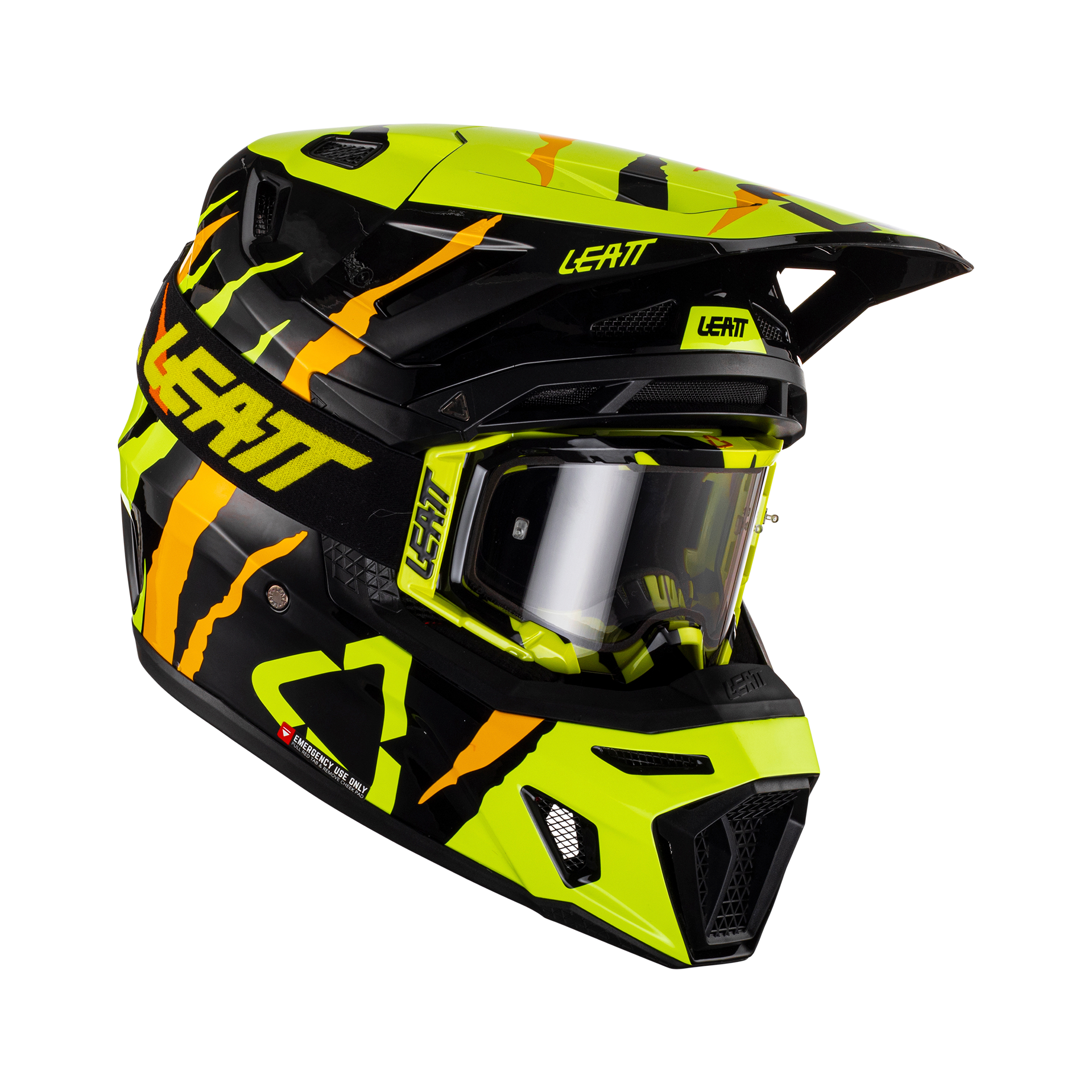 LEATT Helmet Kit Moto 8.5 V23 - Citrus Tiger - EMD Online