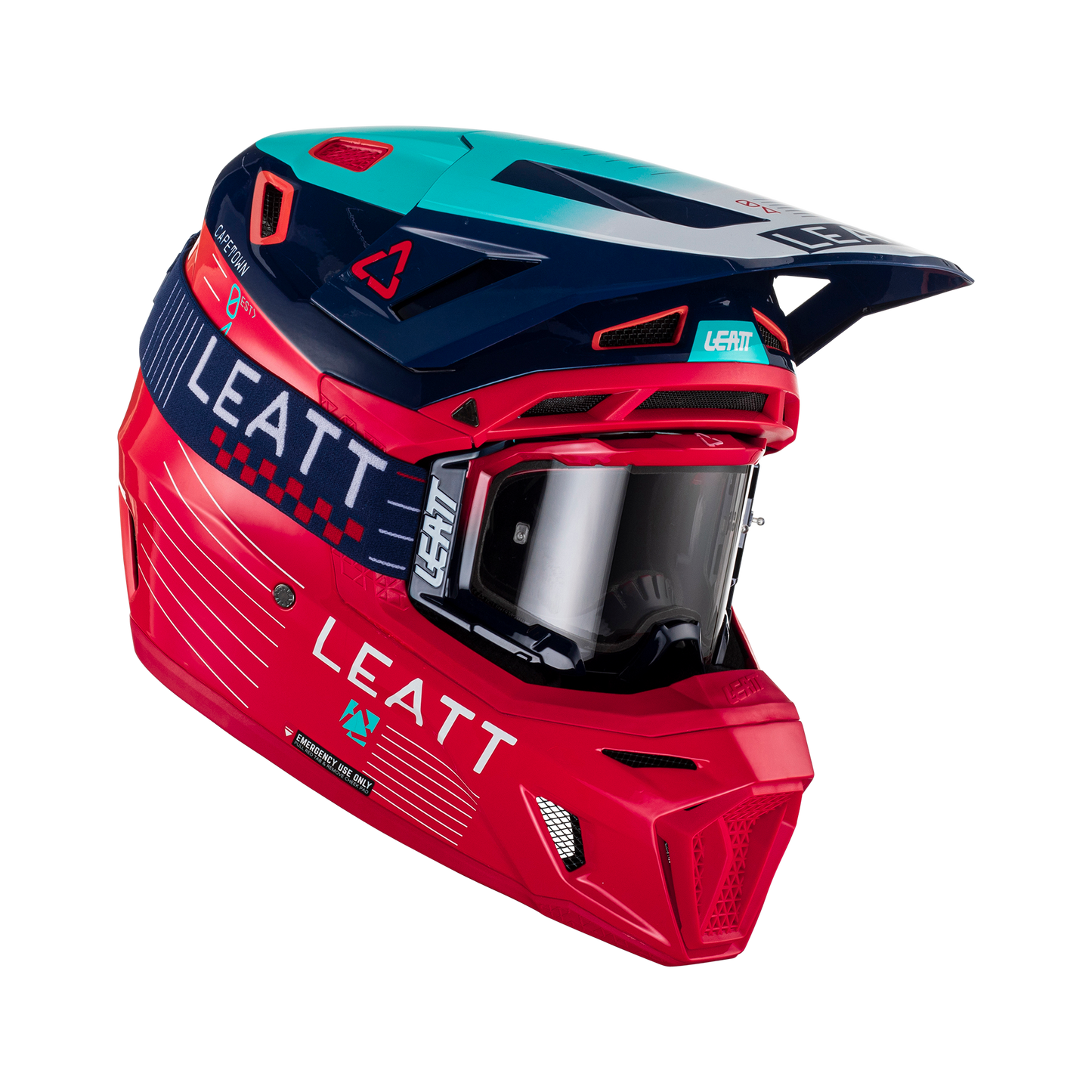 LEATT Helmet Kit Moto 8.5 V23 - Red - EMD Online