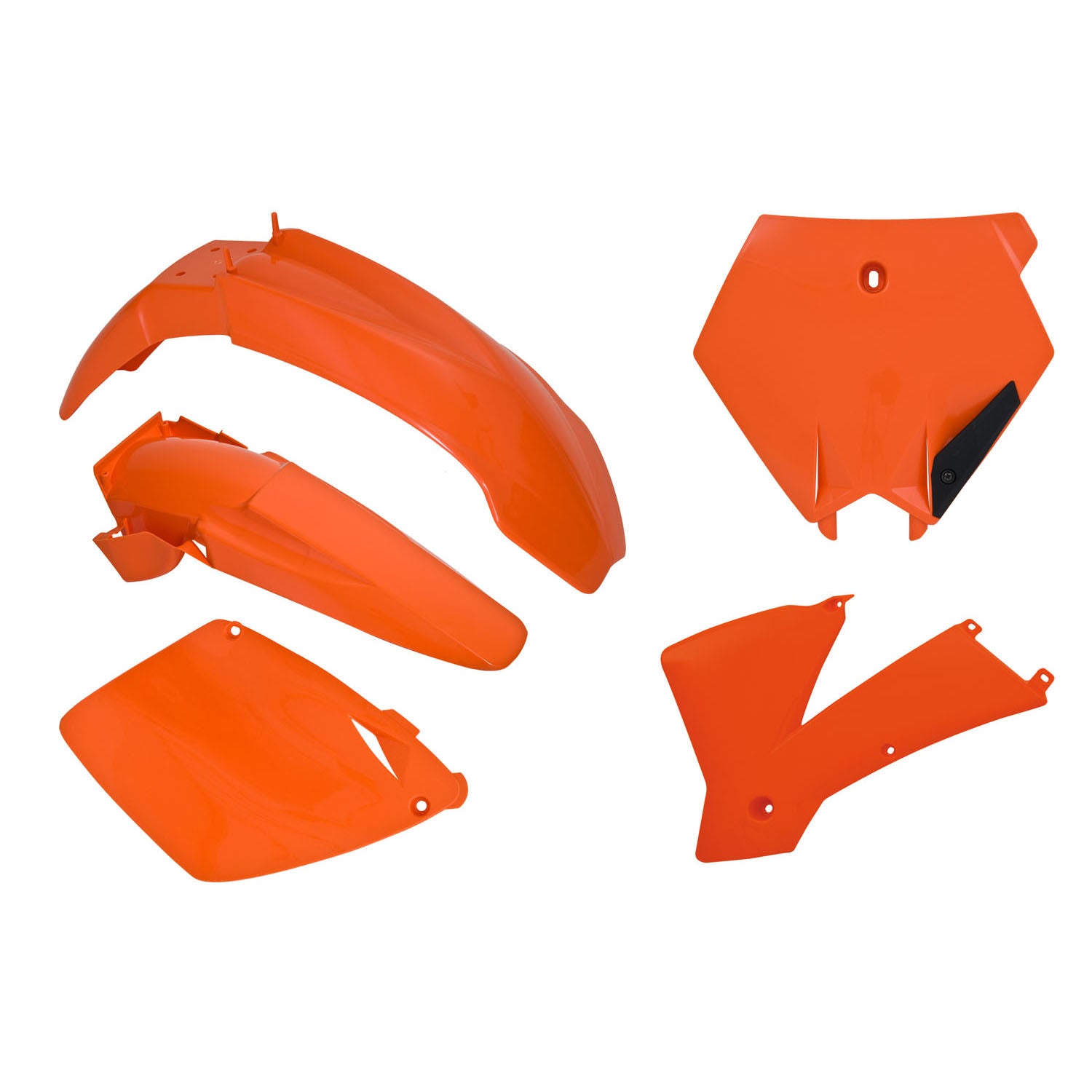 Racetech KTM 5 Piece Plastic Kit - Orange - EMD Online