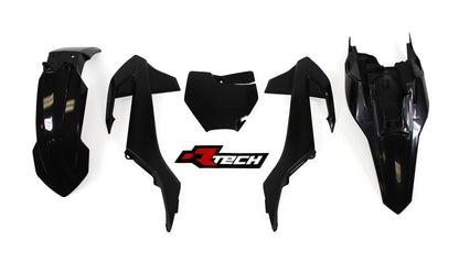 Racetech KTM 6 Piece Plastic Kit - Black - EMD Online