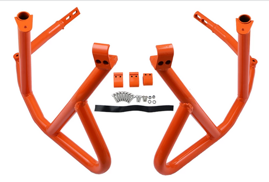 Racecraft KTM Upper Crash Bar Guard - Orange - EMD Online