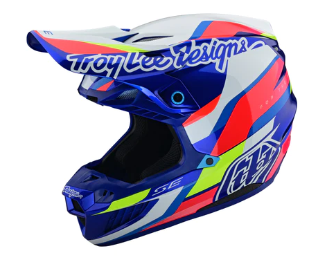 Troy Lee Designs SE5 Omega Helmet W/Mips - Blue - EMD Online