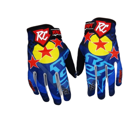 Racecraft Racecraft MX Gloves - Blue - EMD Online