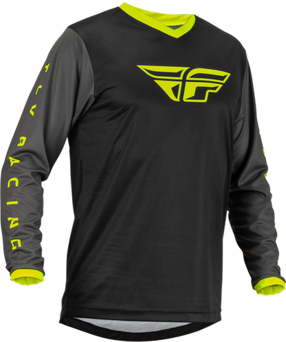 FLY F-16 Racewear - Black/Grey/Fluo Yellow - EMD Online