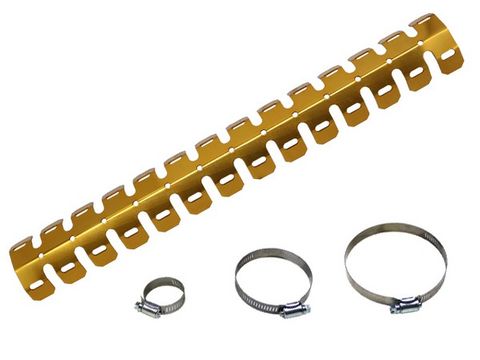 Racecraft Aluminium Pipe Guard - Gold - EMD Online