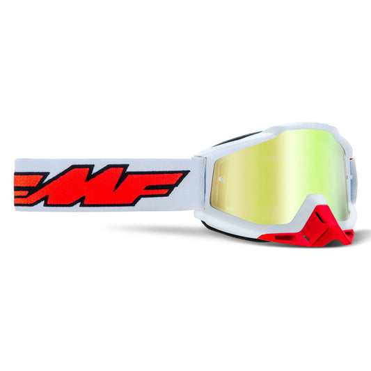 FMF 2021 Powerbomb Rocket - White - Gold Mirror Lens - EMD Online